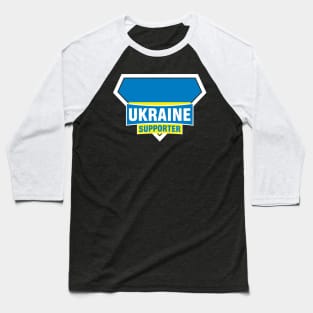 Ukraine Super Flag Supporter Baseball T-Shirt